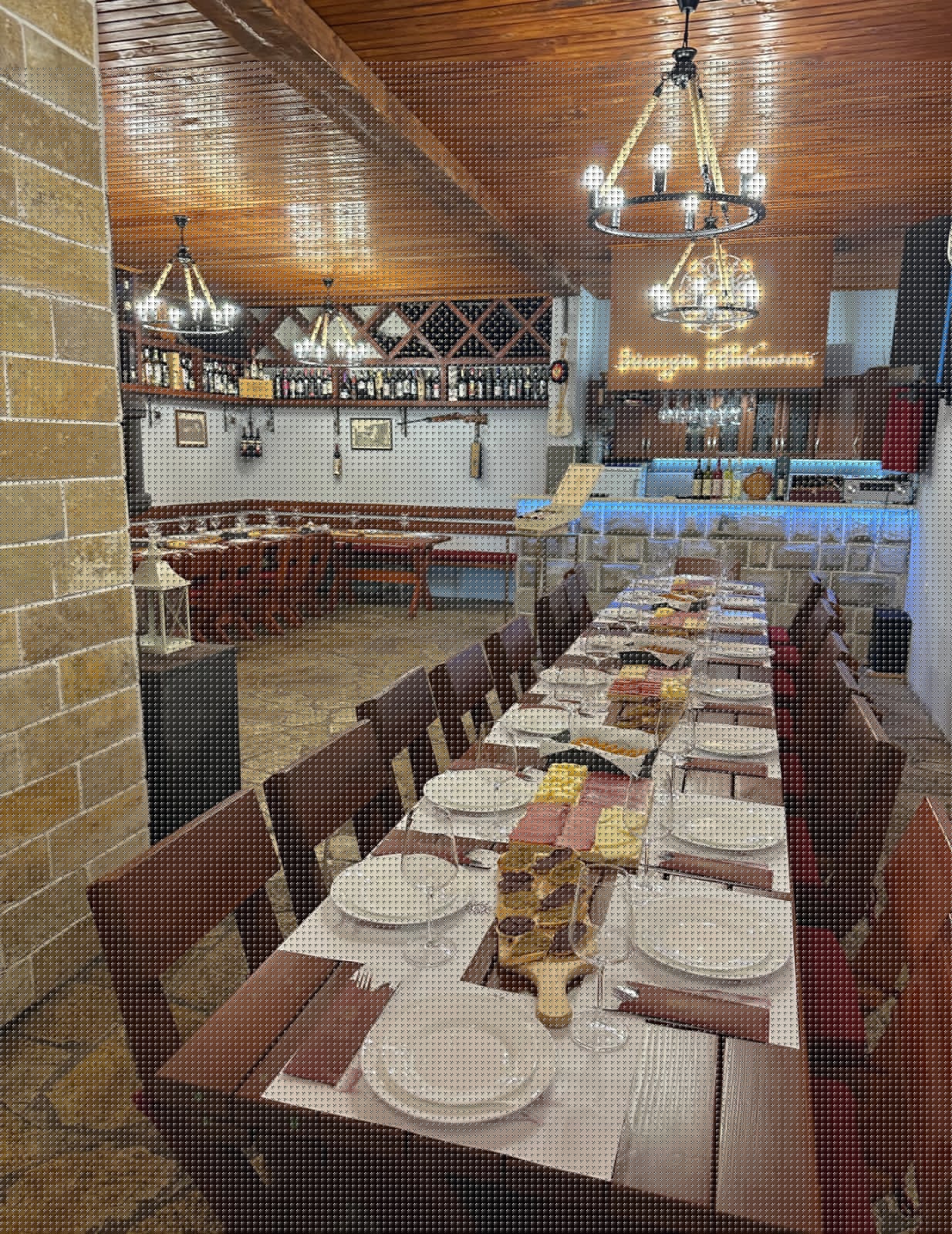 Vineyard tasting room prepared for guests near Lake Skadar